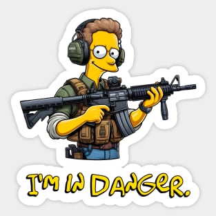 Tactical Yellow People Sticker